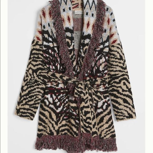 Anthropologie  Fringed Cardigan Sweater - Picture 6 of 12